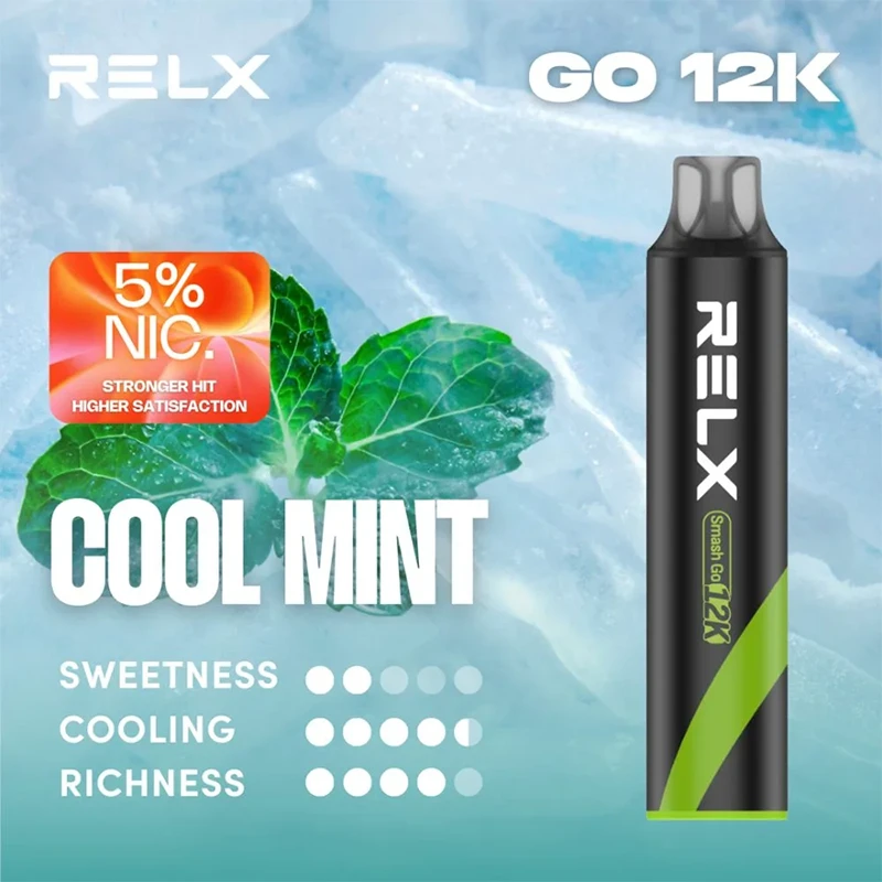 悅刻拋棄式／一次性電子煙 12000 口 冰新薄荷